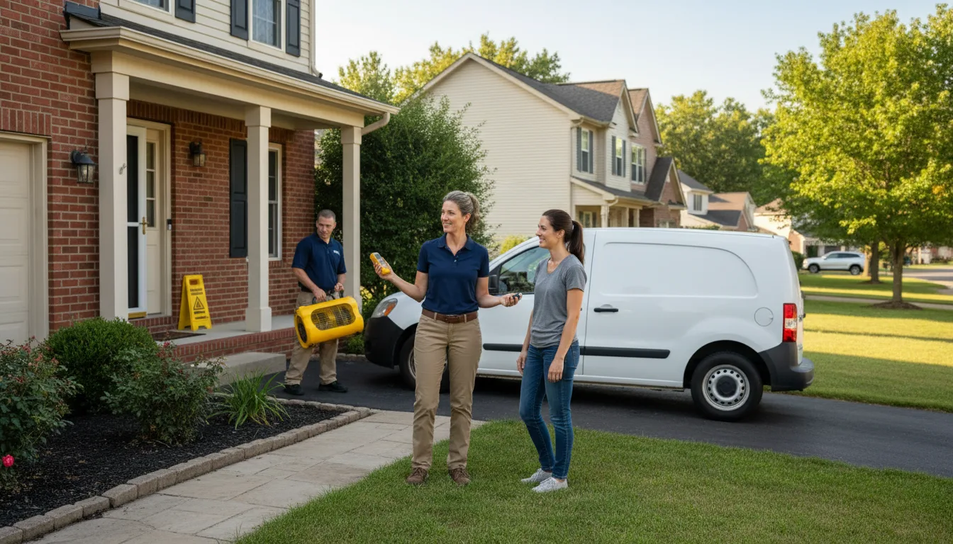 Water restoration image for Water Damage & Restoration Services in Galva, IA